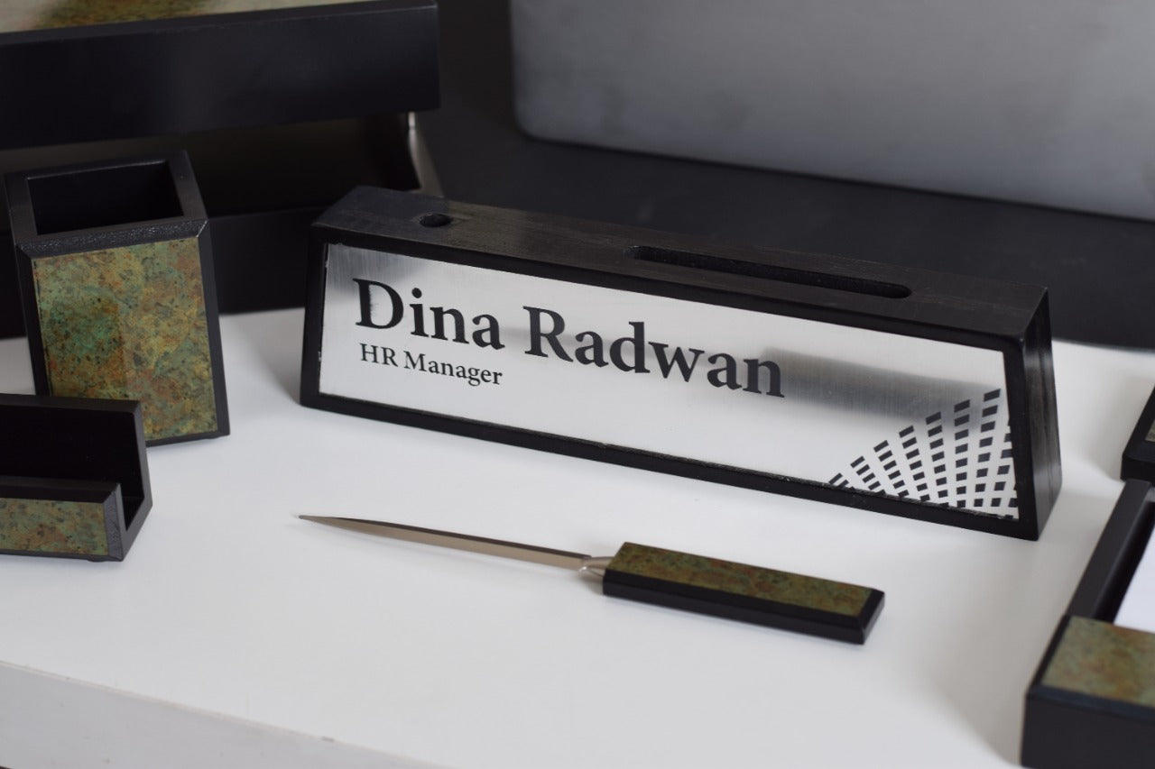 Office Name Arow + metal pen