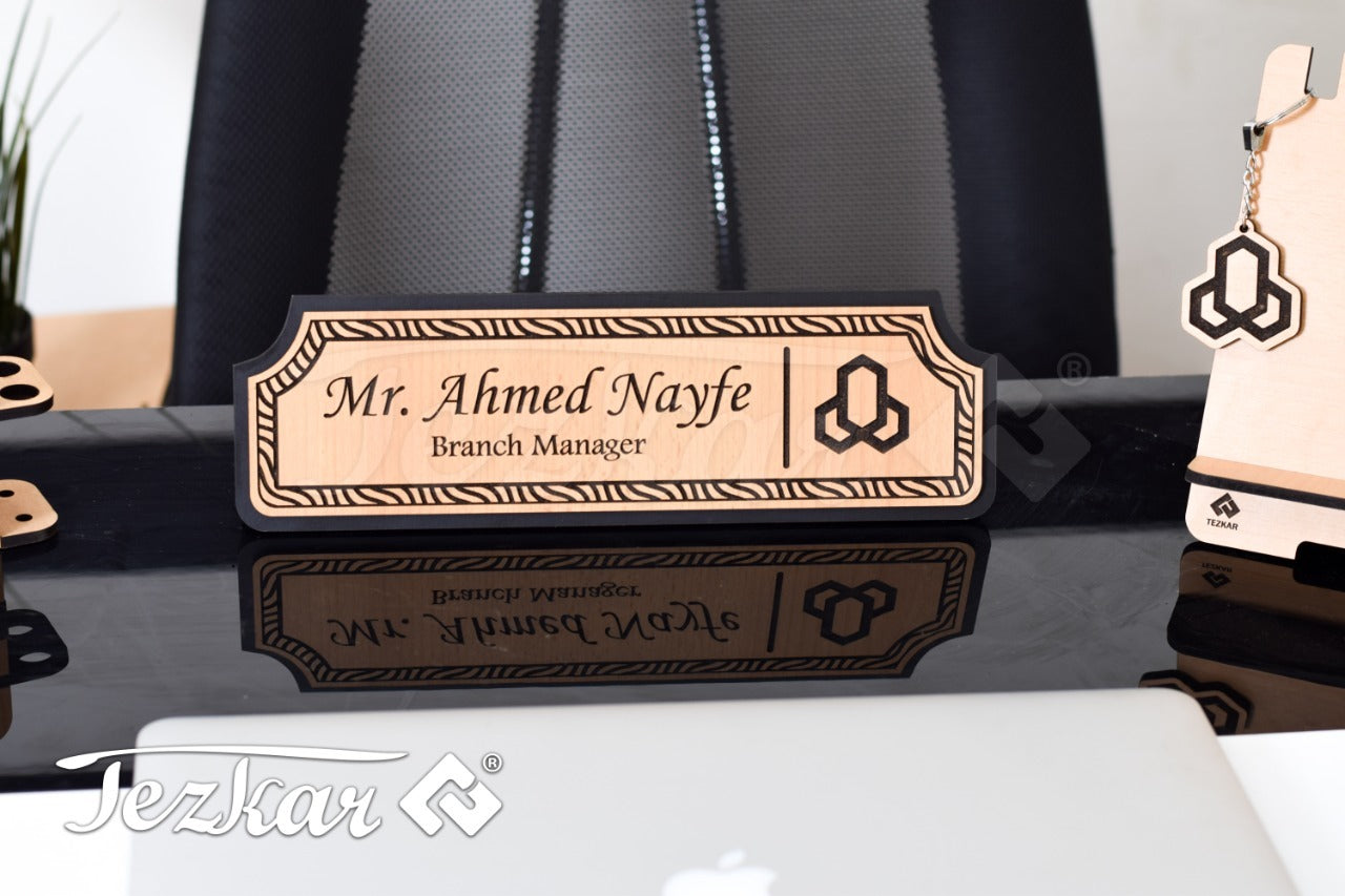 Extra Set 12 pieces with "name + logo"