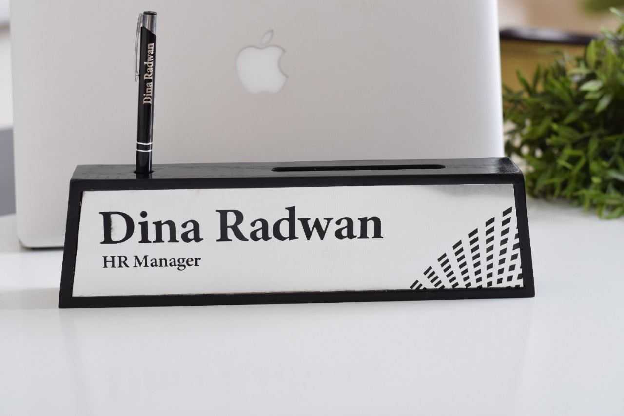 Office Name Arow + metal pen