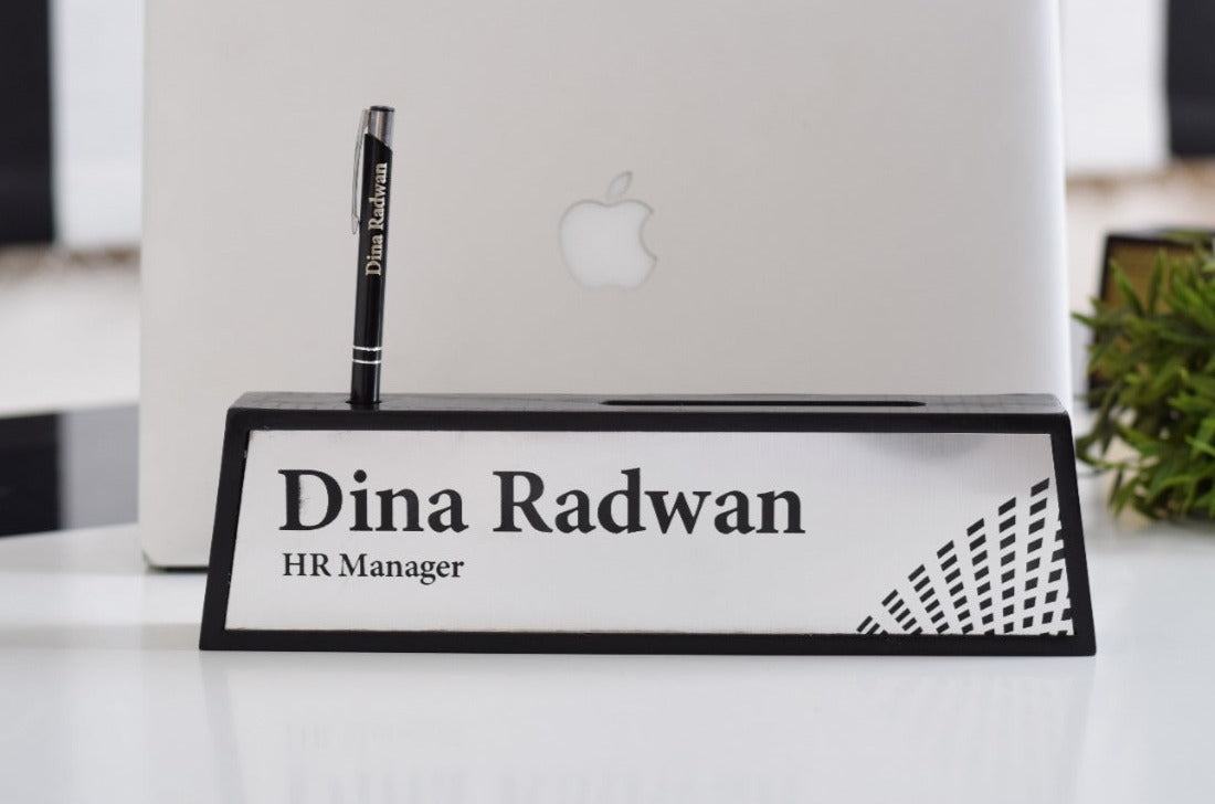 Office Name Arow + metal pen