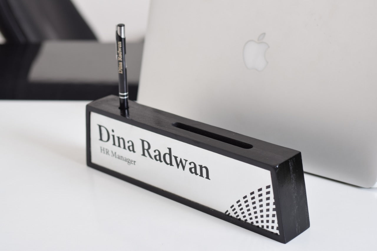 Office Name Arow + metal pen