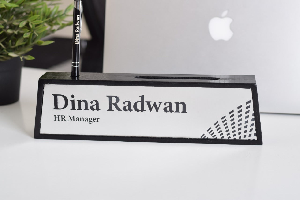 Office Name Arow + metal pen